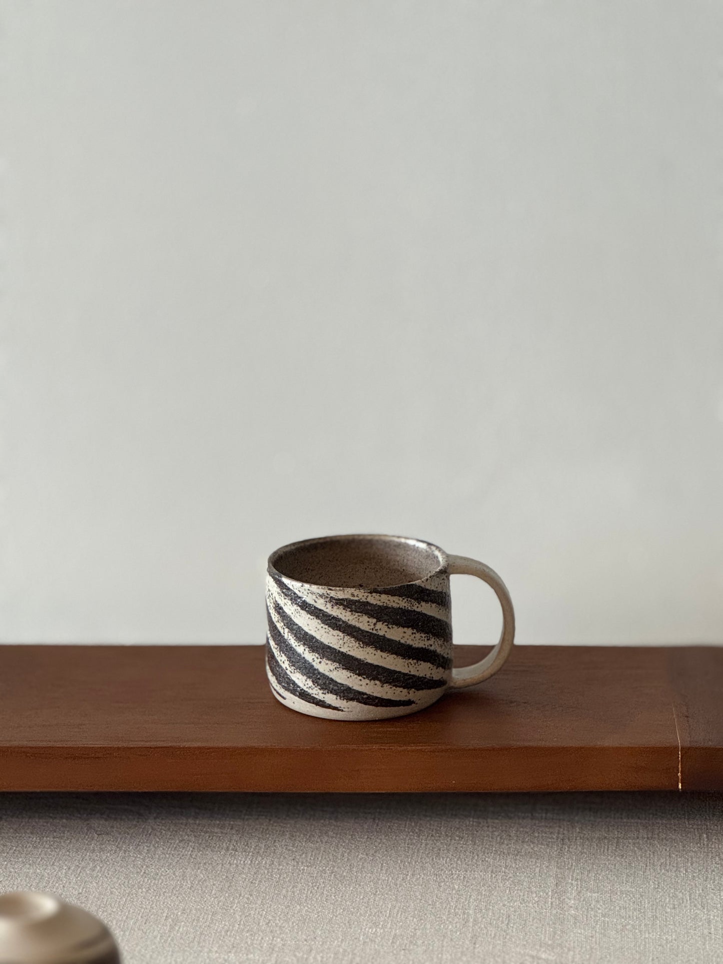 Black and White Swirl Mug