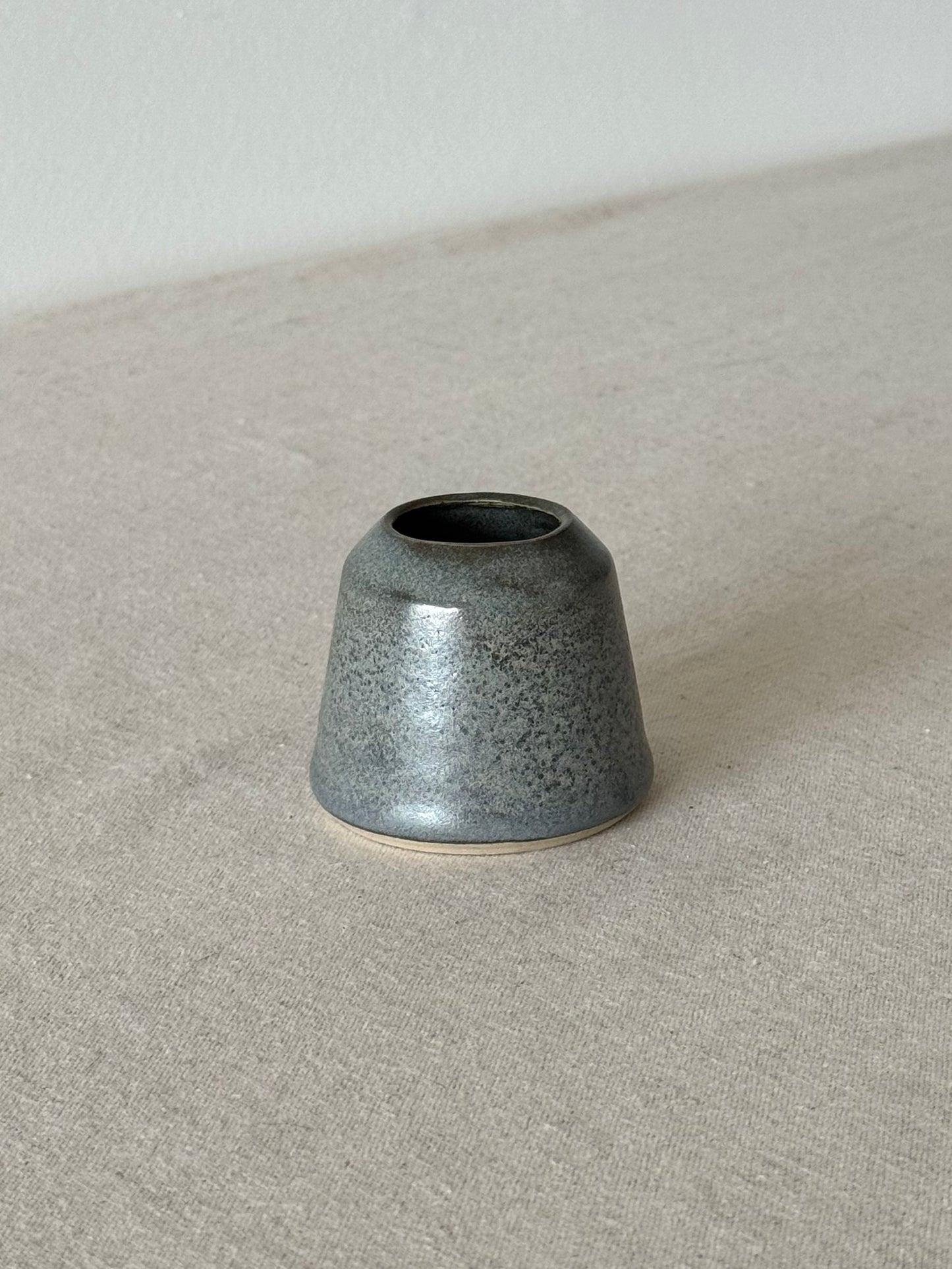Mini Gray Angular Vase