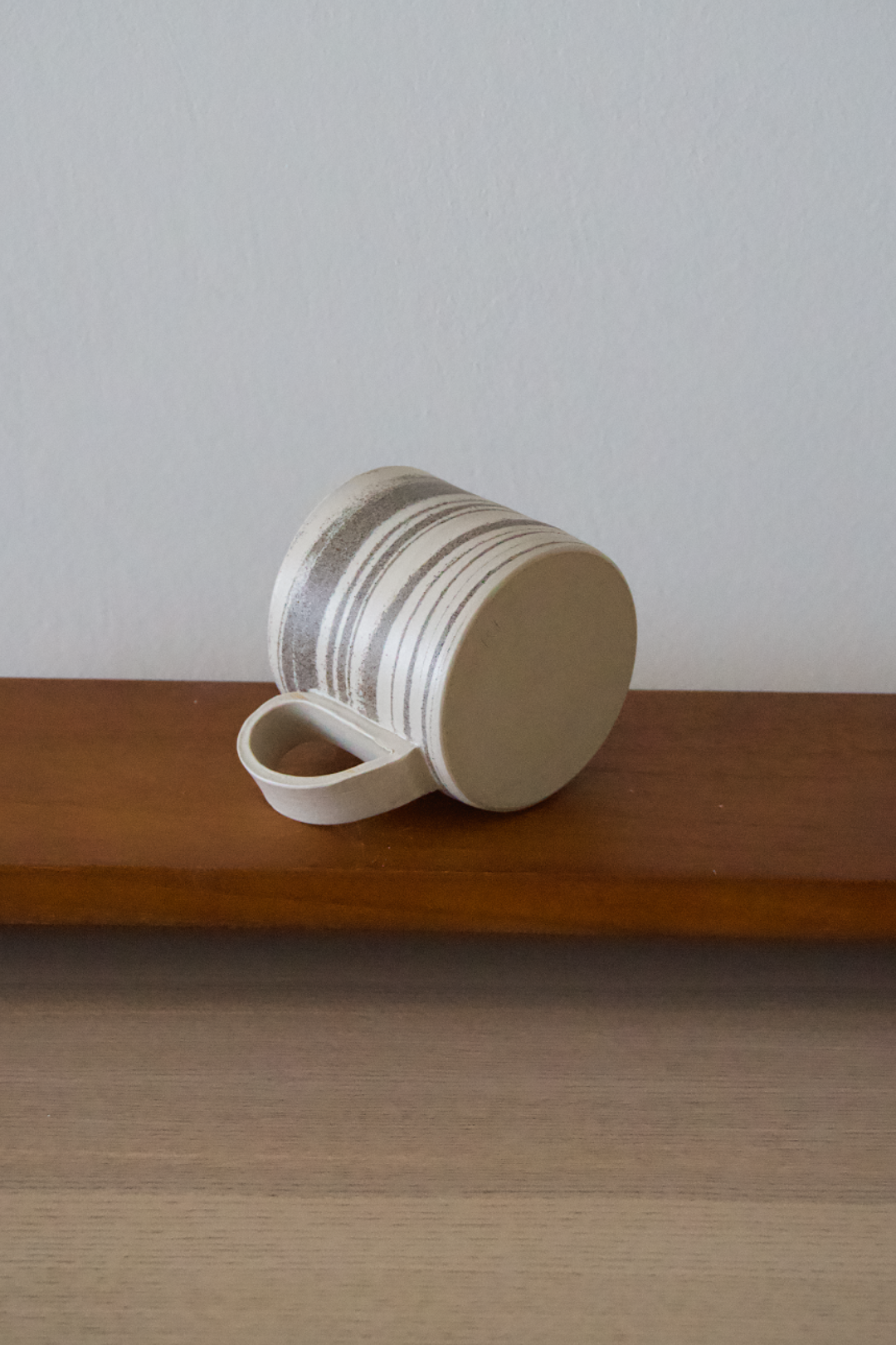 Grey and White Swirl Mug