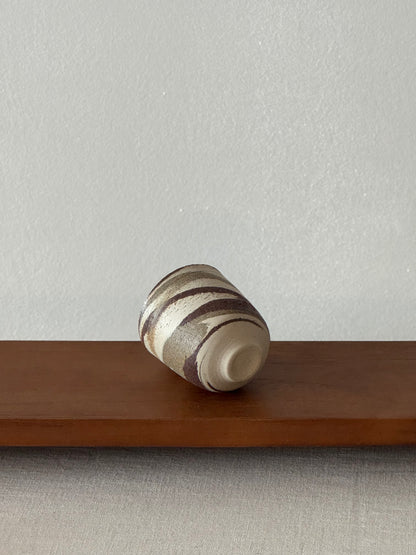 Grey and Brown Swirl Cup