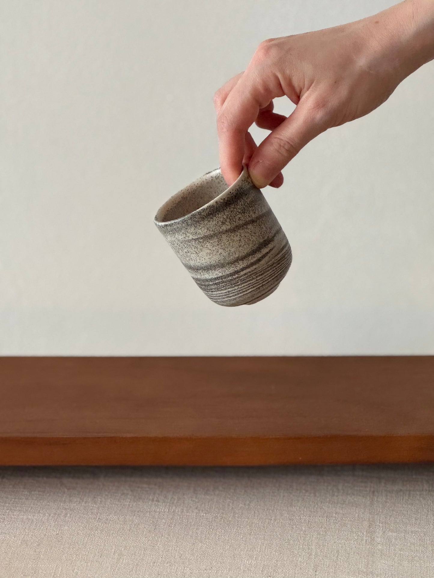 Grey Swirl Cup