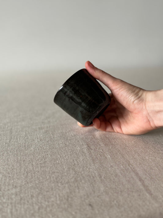 Black Angular Cup