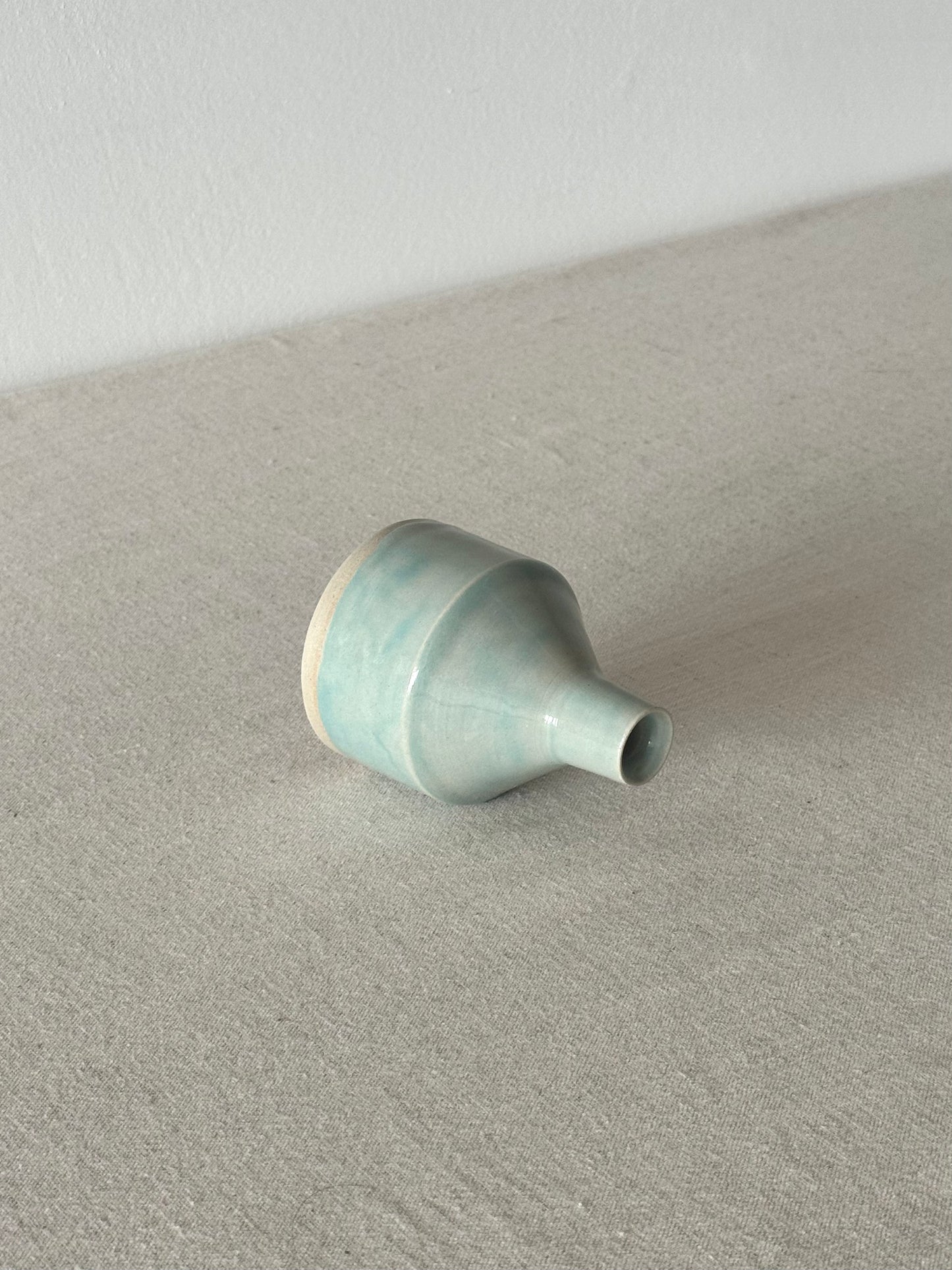 Light Green Angular Vase
