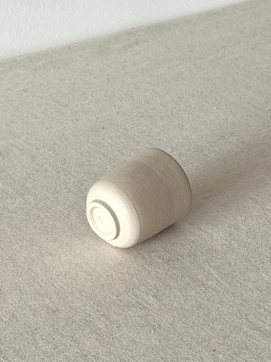 Mini Long White Cup
