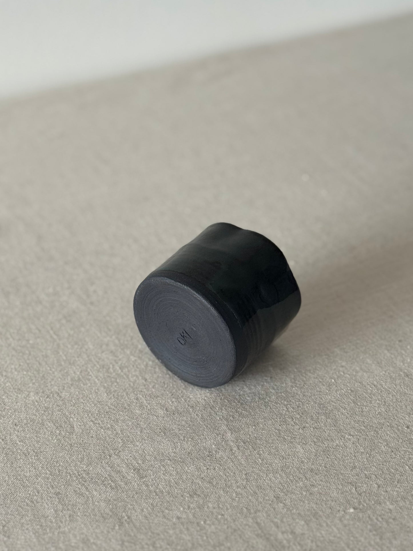 Black Flower Cup