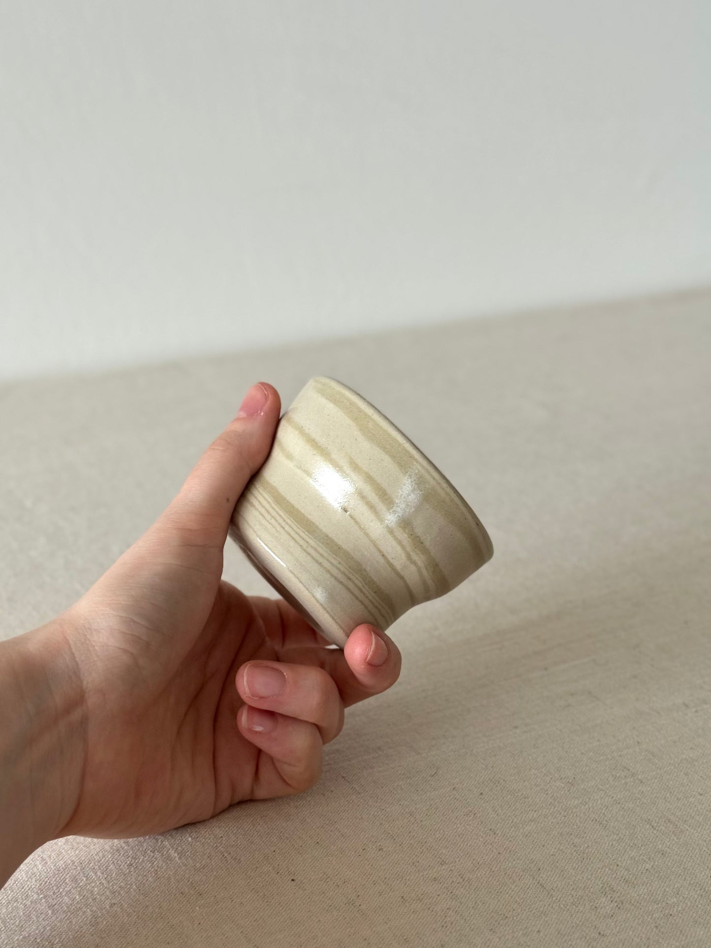 Green Mushroom Swirl Cup