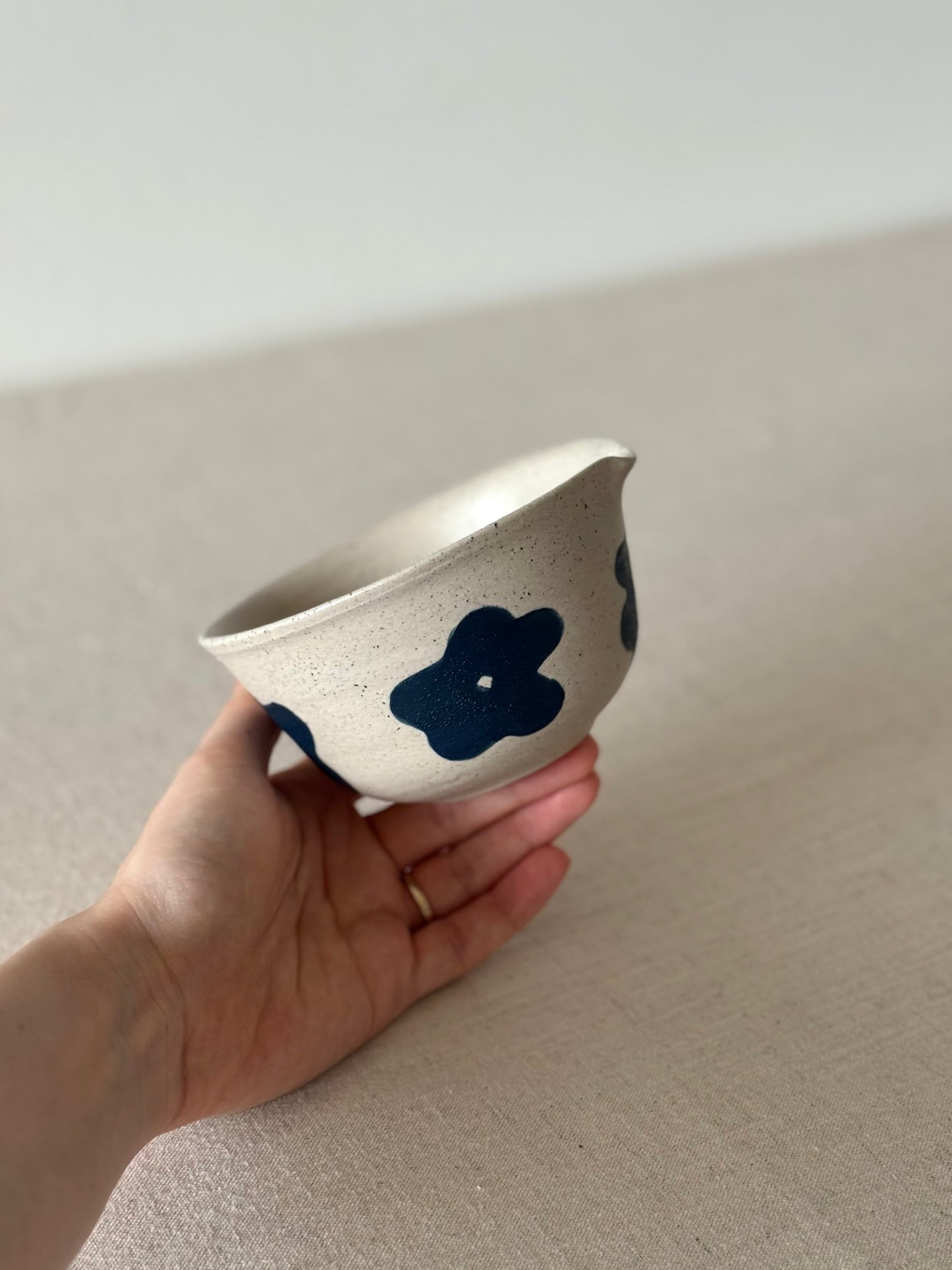 Small Flower Matcha Bowl