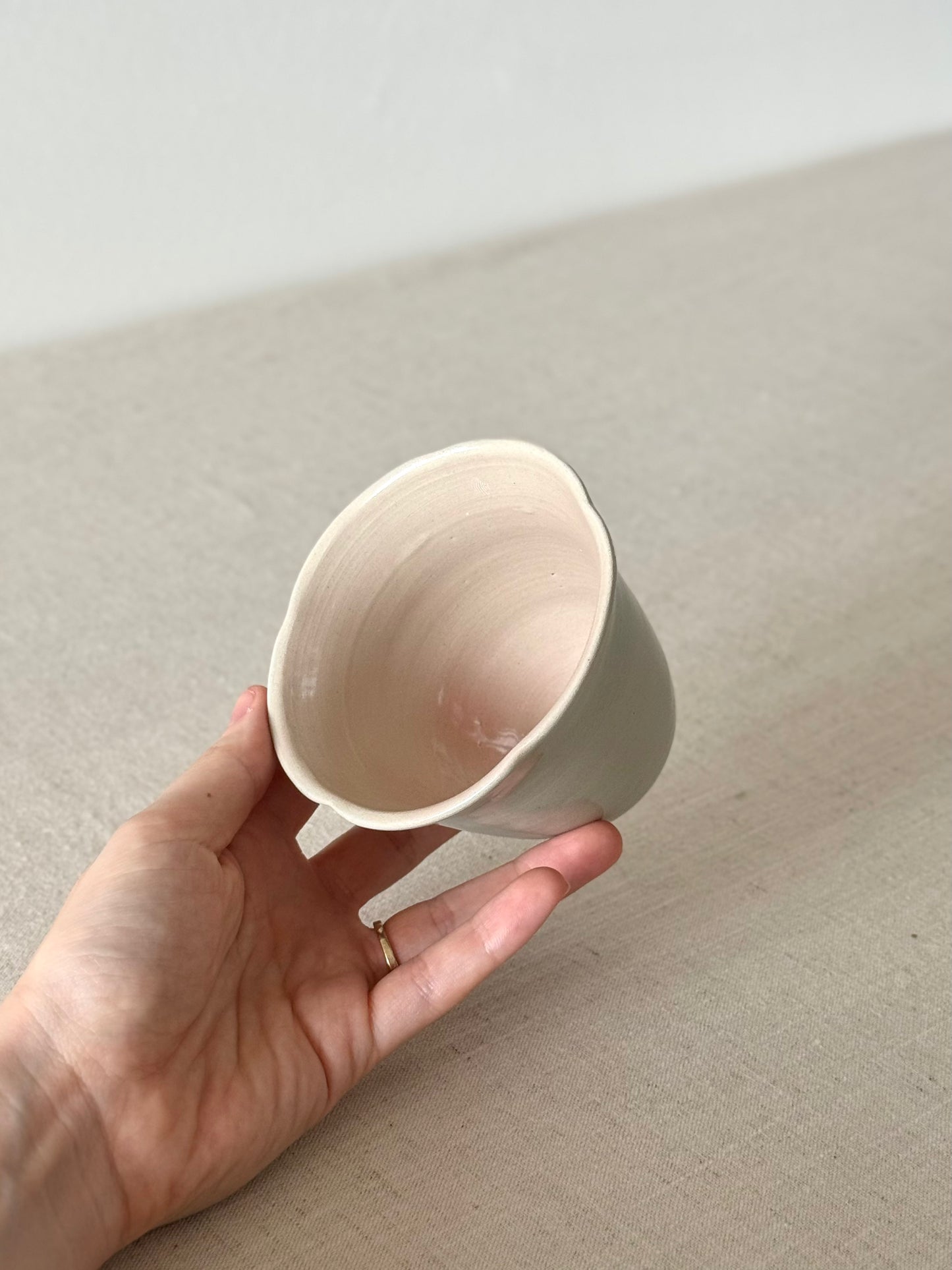 Tall Flower Cup