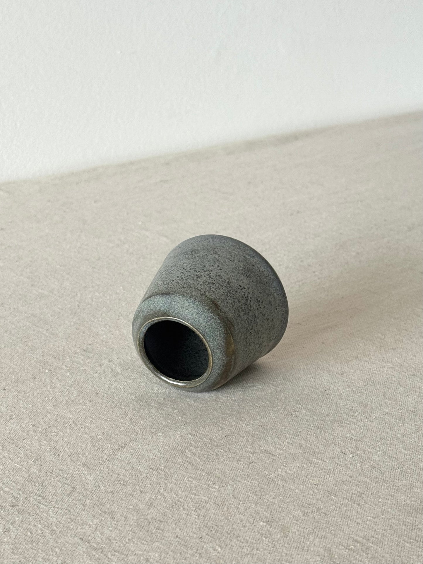 Mini Gray Angular Vase